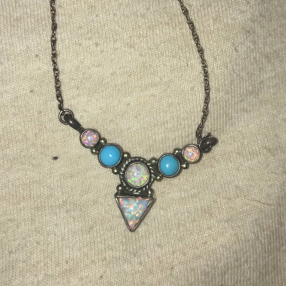 Opal & Turquoise necklace - Picture 1 of 1